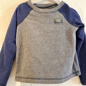 3T L.L. Bean Pull-Over Fleece Sweater
